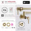 Modern Faucet Stylish Two-Handles Wall Mount with Single Hole Pot Filler-72222608