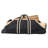 Modern Ember Black Log Carrier Bag - Lightweight Waxed Canvas with Nylon Webbing Handles