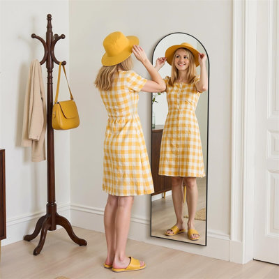 Miroir pleine grandeur, noir