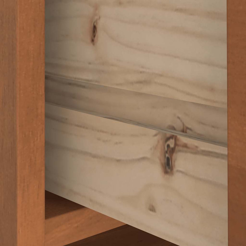 Hall Tree SANDNES 87X40x159.5Cm Solid Wood Pine, Acacia
