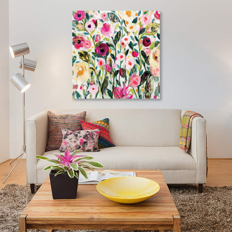 «PDX Rose Garden», impression sur toile, H 12 po x l 12 po x P 0,75 po, Toile tendue, Pas de tapis