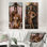 «Boxing Boss Woman on Her Throne I», ensemble de 2 reproductions d'art mural en métal Glam