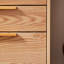 Armoire de rangement en rotin et commode