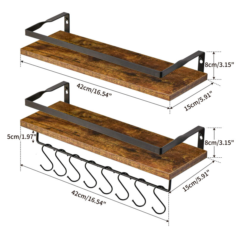 Harward 2 Piece Floating Shelf