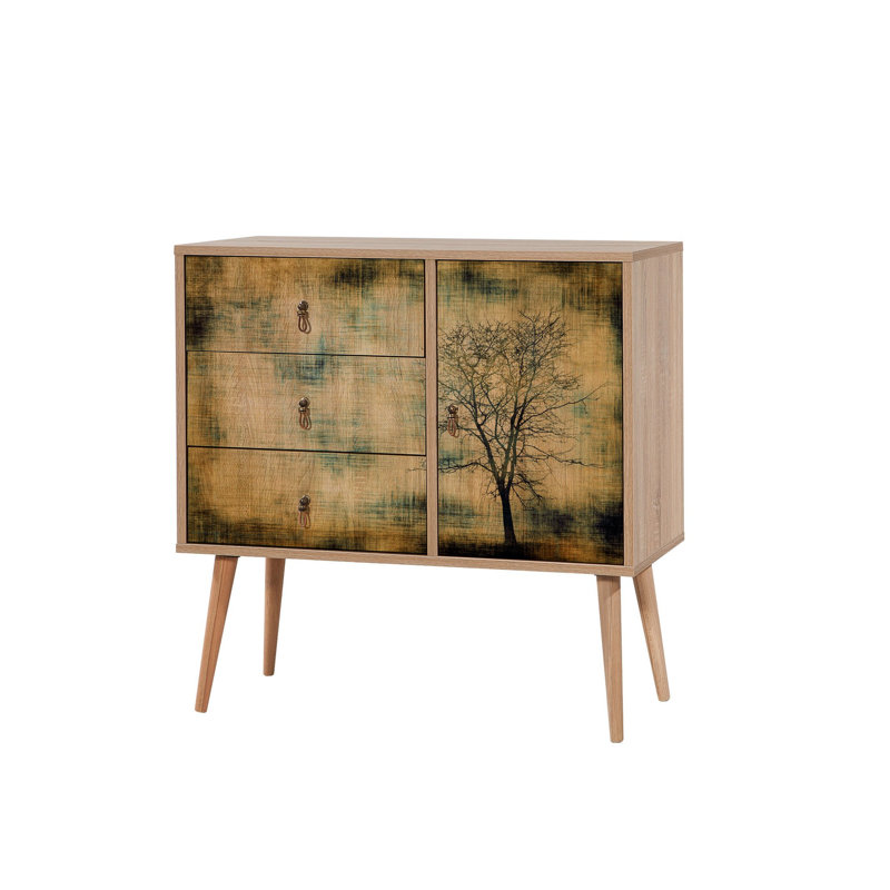 Commode combinée 3 tiroirs l 35,4 "Schurz