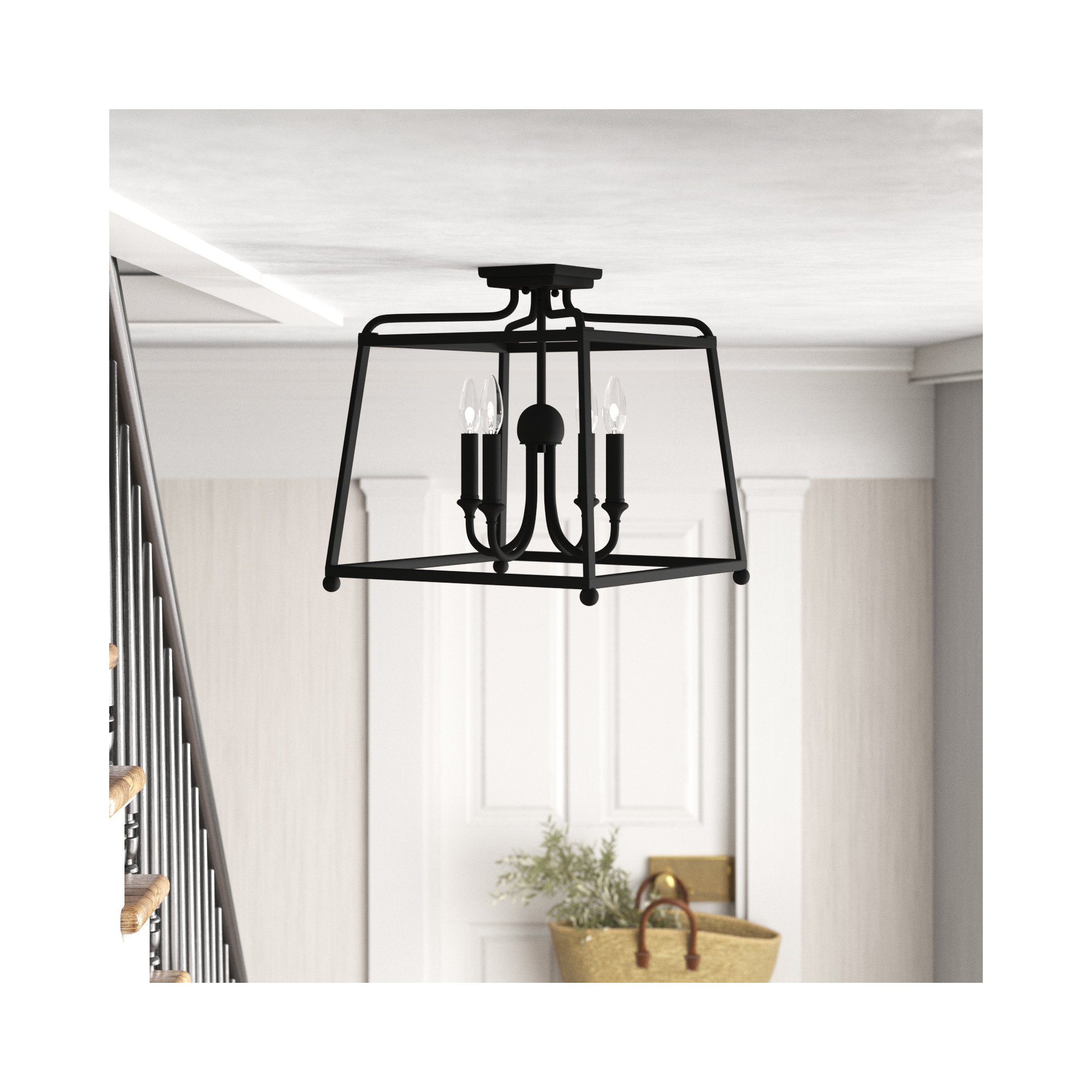Sylvan 4 Light Flush Mount