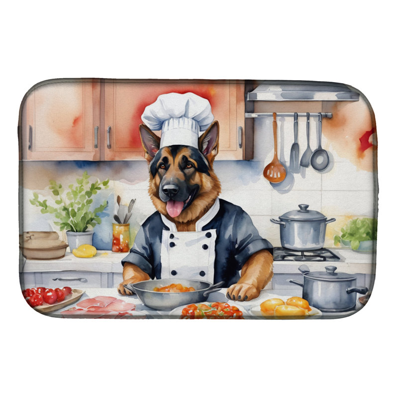 Tapis de cuisine German Shepherd The Chef