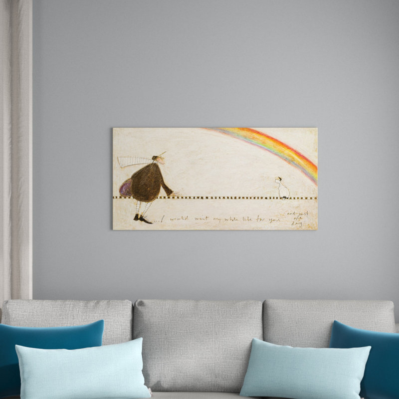 I Would Wait My Whole Life For You by Sam Toft - Print, 50cm H x 100cm W x 1.3cm D, Canvas