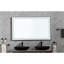 Miroir mural de salle de bain 72 * 48 avec DEL - Lumen élevé, brouillard, aluminium noir mat