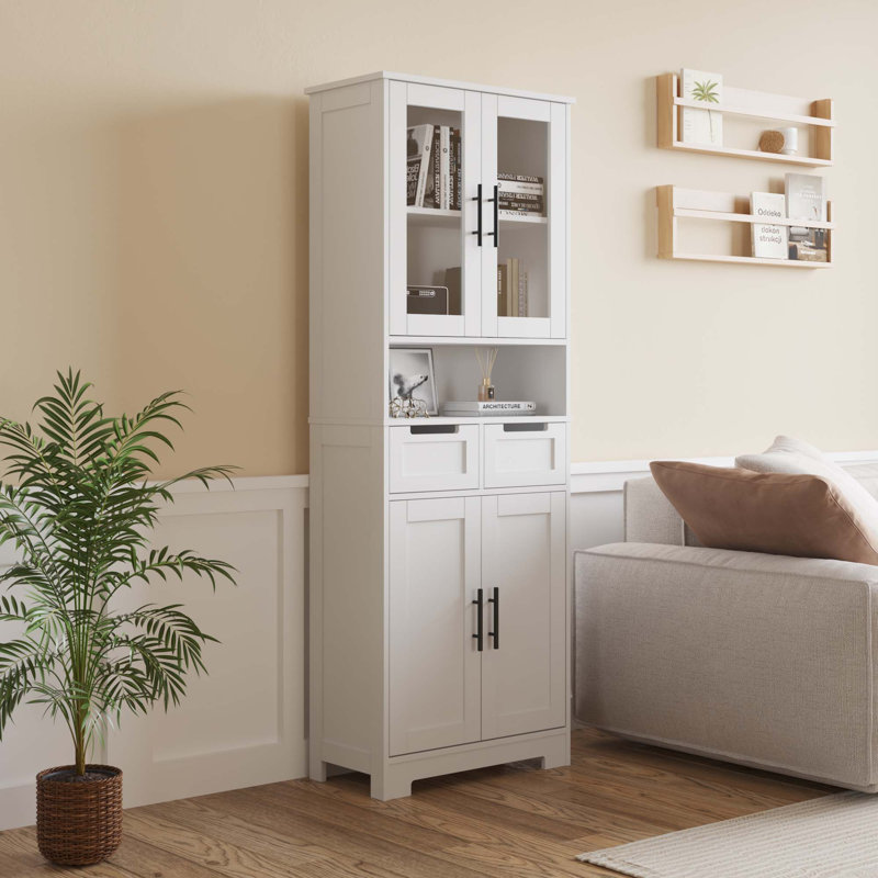 Armoire de salle de bain en MDF avec peinture aérosol 4 portes et 1 pompe