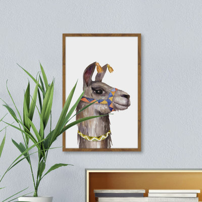 Llama Party - Single Picture Frame Print