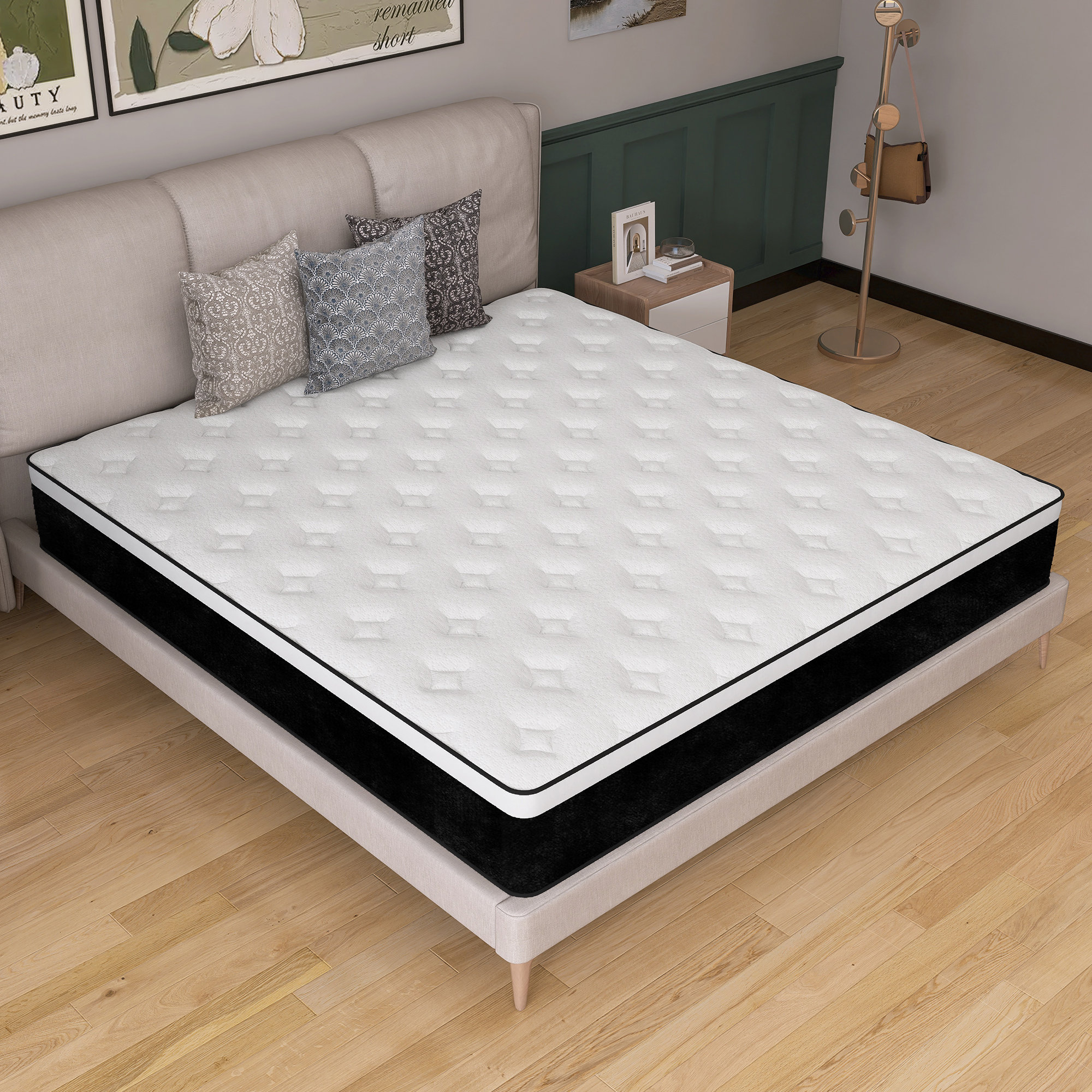 6 Gel Memory Foam Mattress With Antimicrobial Fabric Cover - Room  Essentials™ : Target