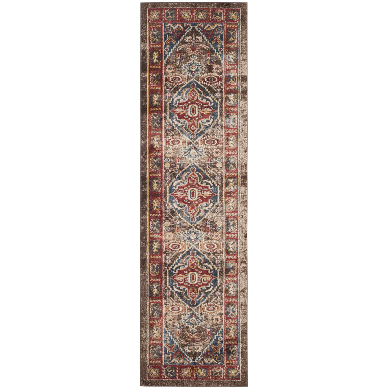 Tapis performance oriental Isanotski, Tapis de couloir 2 pi 3 po x 10 pi