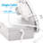 4" Slim Recessed LED, 9W, 6000K Clear White, Dimmable