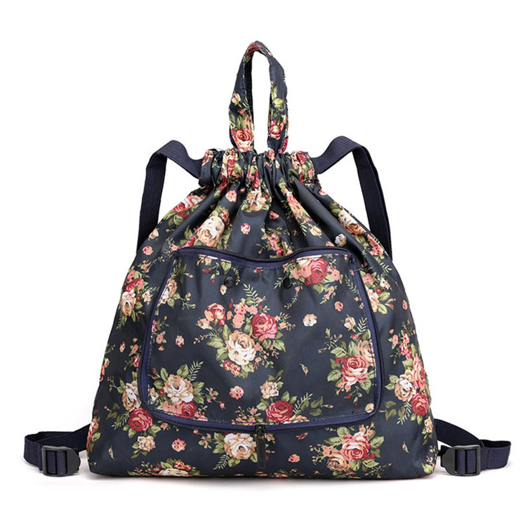 2023 New Foldable Large Capacity Travel Backpack,Wallet Shape