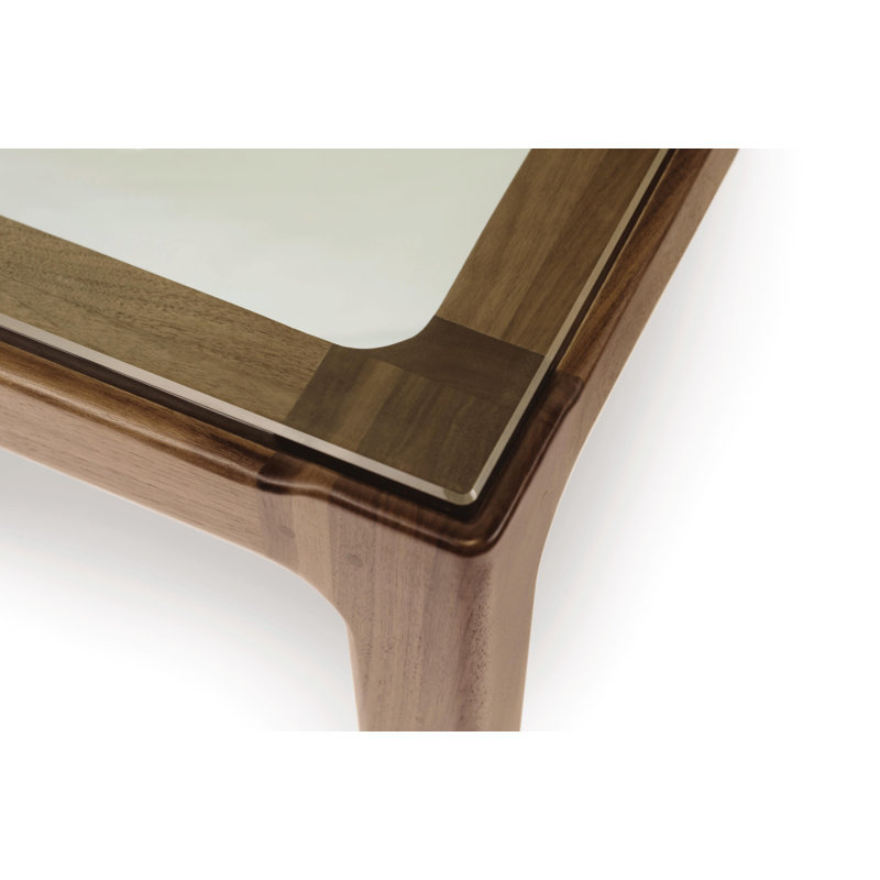 Lisse Glass Top Table, 42" W x 72" L