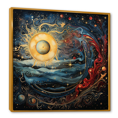 Celestial Astrology Galaxy Collage I - Astrology, art mural
