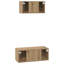 TV Cabinet Set Wall-Mounted 2 Pcs 80 X 30 X 30 Cm-1027547026