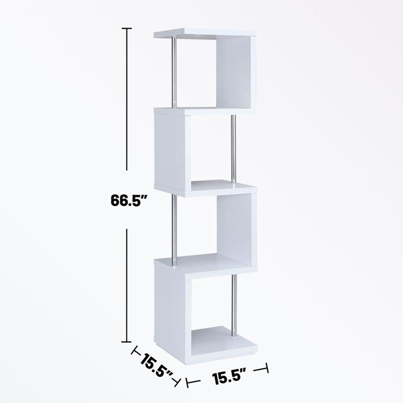Bibliothèques rectangulaires à 4 tablettes