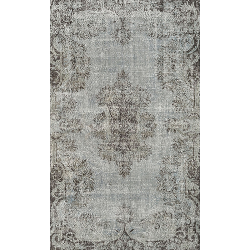 Perea Wool Oriental Indoor Rug, Round 6'