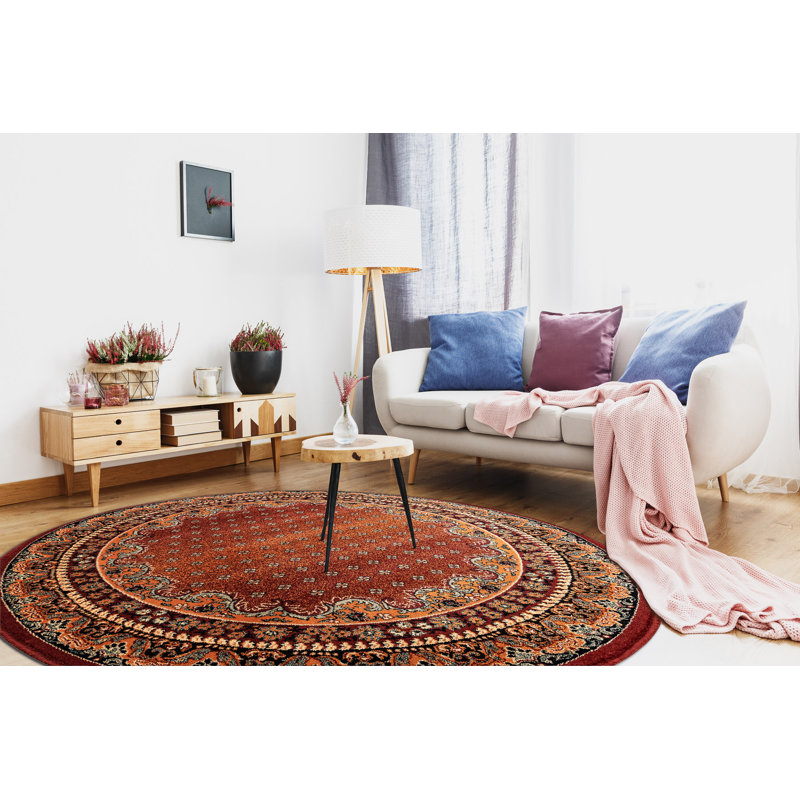 Cotswolds Oriental Wool Area Rug, Approx. 135cm