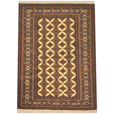 Tapis turc en laine noué à la main