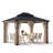 12 Ft. W x 10 Ft. D Solid Wood Patio Gazebo-99452633
