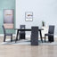 Chaise d'appoint avec pieds en bois massif pour cuisine-612754197