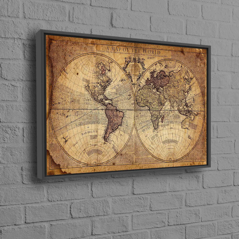 Print on Canvas, Framed Print without Mat, 20 cm H x 30 cm W, Black
