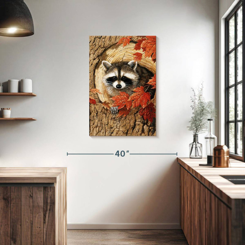 Brampt Raccoon, 36" H x 24" W