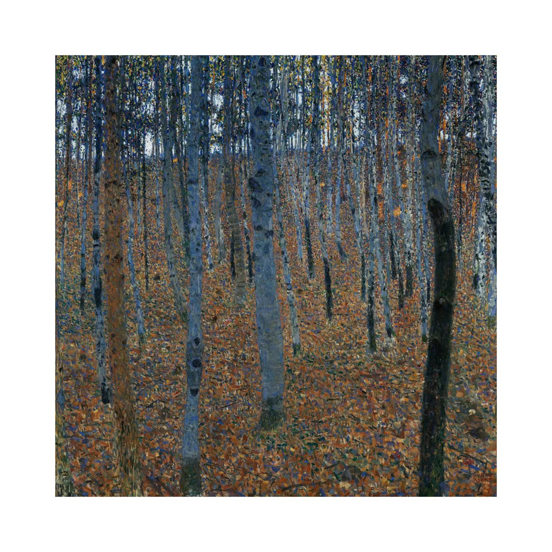 Buchenwald 1 (Beech Grove 1) by Gustav Klimt - Wrapped Canvas Print, 30.48 cm H x 30.48 cm W