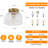 1-Light Ribbed Glass Semi Flush Mount Ceiling Light-265267730