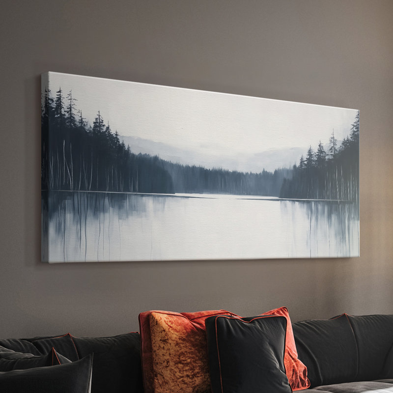Landscape Series-XLIX- Gallery Wrapped Canvas -Ready to Hang, 24" H x 48" W