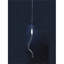 Wave Pendant in Metallic Gray Without Canopy
