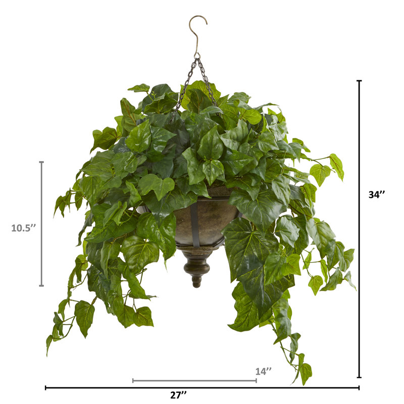 Ivy de londres, plante artificielle en pot