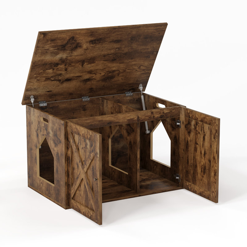 Meuble pour animal de compagnie Eco Brown, brun rustique