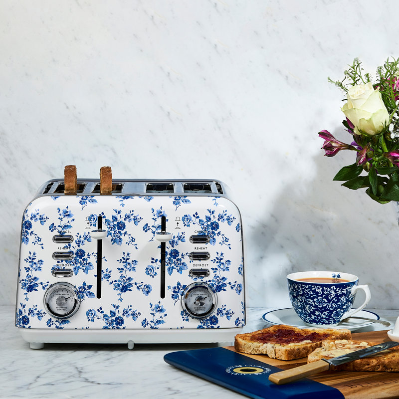 Grille-pain 4 tranches VQ Laura Ashley, Rose porcelaine