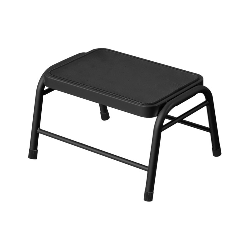 Metal Lightweight Small Step Ladder, Black