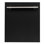 ZLINE 24 in. Fingerprint Resistant Control Dishwasher with Stainless Steel Tub and Style Handle, 52dBa
