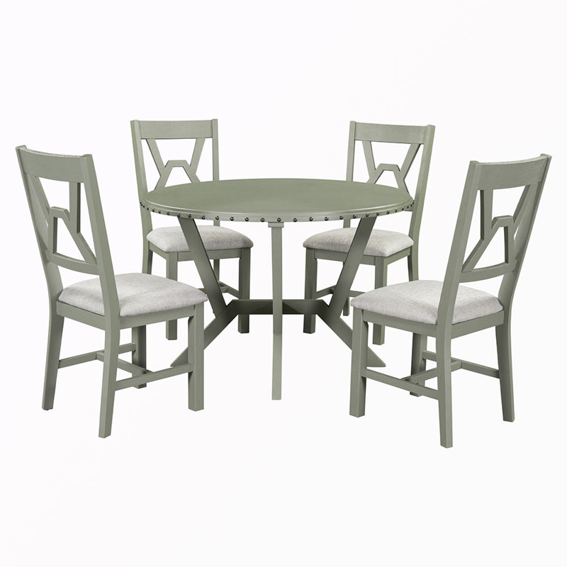 Diyadin 4 - Person Pedestal Dining Set