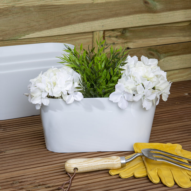 Wham Studio 30cm Oval Trough Cover, White
