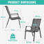Stackable Outdoor Patio Dining Armchair-933342355