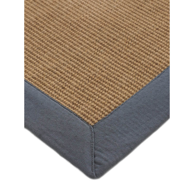 Sisal Hand Woven Grey Rug, Runner 75 x 300cm
