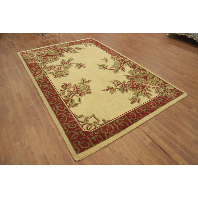 Tapis floral indien 6 x 8