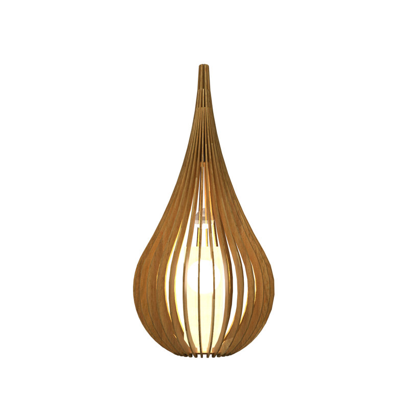 Lampe de table 31,2 "Capadowia, Louro Freijo