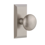 Grandeur Fifth Avenue Short Plate Passage (Hall & Closet) with Fifth Avenue Knob