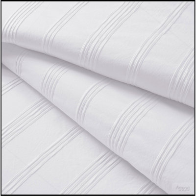 3-Piece Full Woven Striped Duvet Set