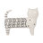 Modern Ceramic and Suar Wood Cat Figurines Handcrafted Stoneware Decorative Sculptures Set of 2-89124595