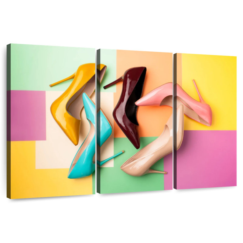 Shuttleworth Chic High Heels, 28" H x 45" W