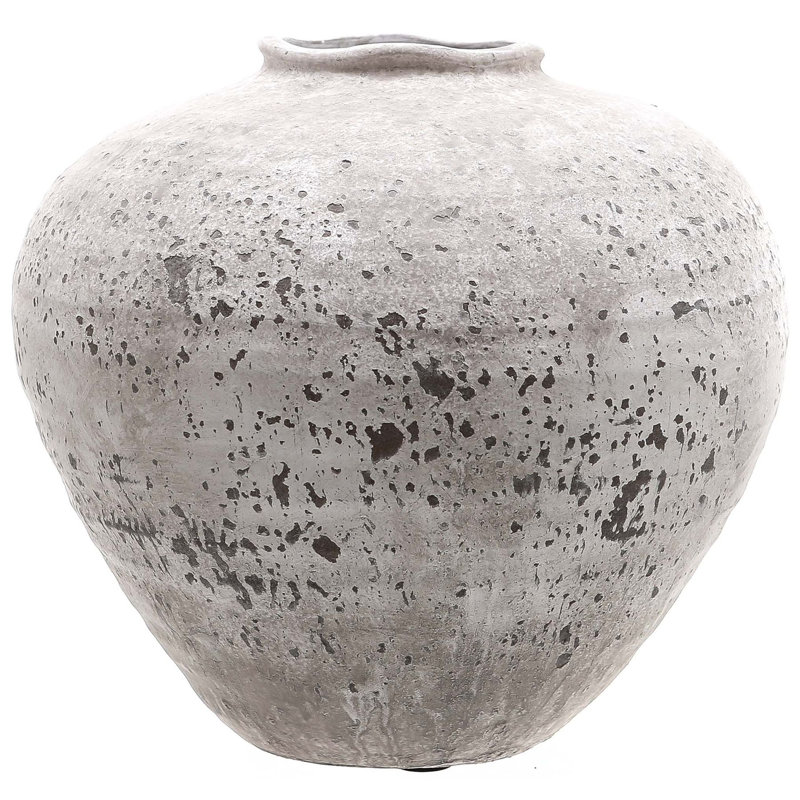 Costantina Handmade Ceramic / Porcelain Decorative Urns & Jars, 26cm H x 28cm W x 28cm D
